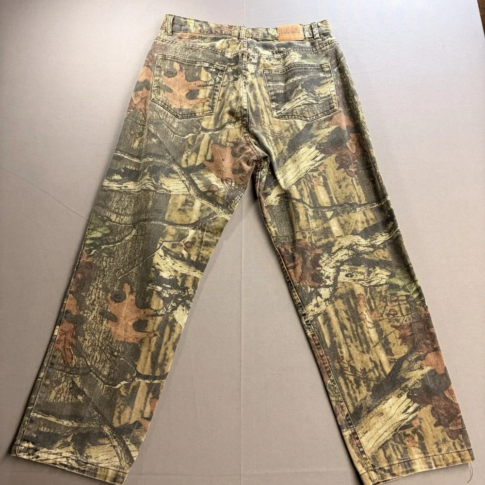 Braided River Mossy Oak Camo Hunting Pants Mens 36x30 Cotton USA Outdoor